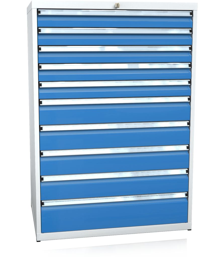 Drawer cabinet 1240 x 860 x 600 - 10x drawers